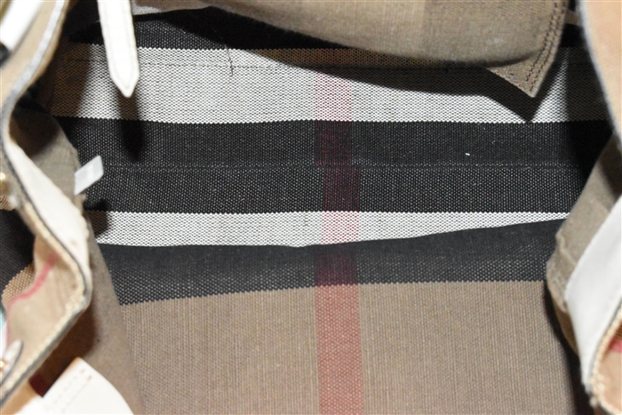 Check Burberry Shoulder Bag, size L