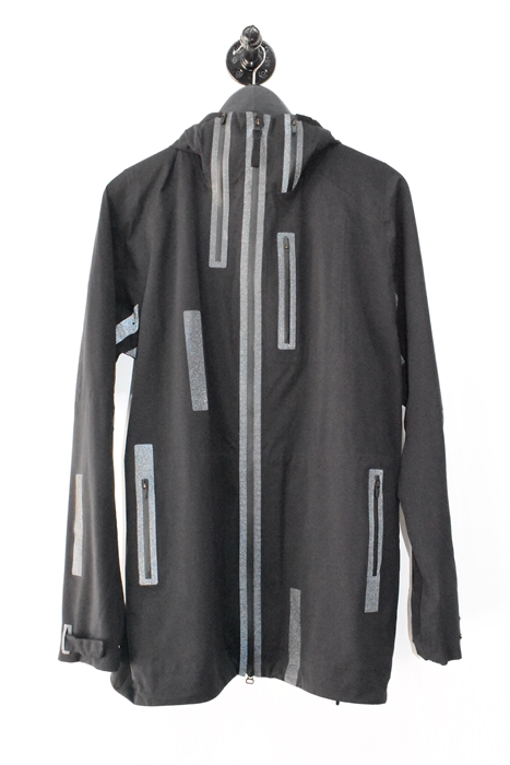 Basic Black Y-3 - Yohji Yamamoto Rain Jacket, size S