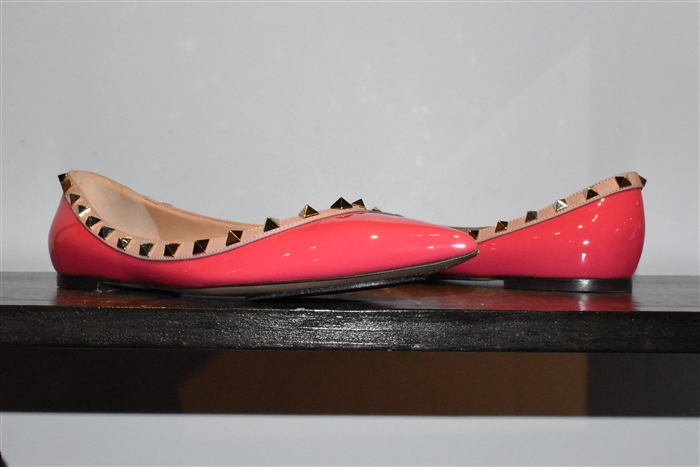 Fuchsia Valentino Flats, size 9