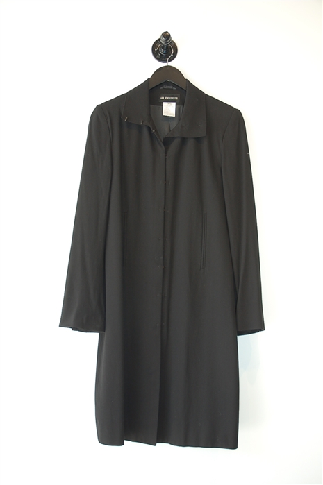 Basic Black Ann Demeulemeester Coat, size 6