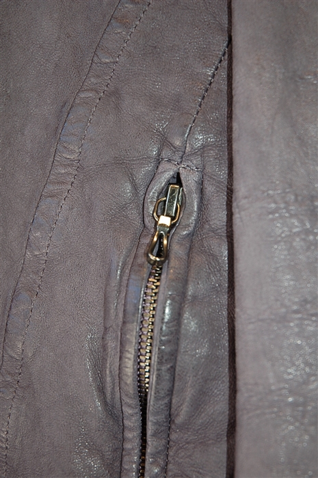 Purple Smoke Julius Leather Jacket, size L