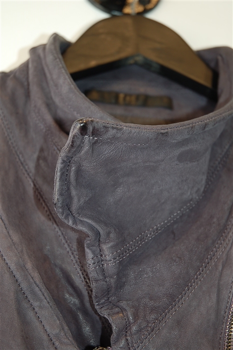 Purple Smoke Julius Leather Jacket, size L