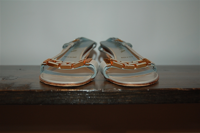 Powder Blue Prada Sandal, size 7.5
