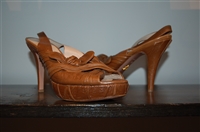 Walnut Prada Sandal, size 10