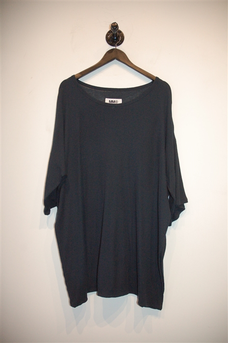 Deep Marine Maison Margiela - MM6 Asymmetric Top, size M