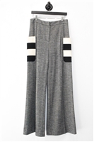 Herringbone Max Mara Wide-Leg Trousers, size 10