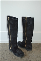 Black Leather Jimmy Choo Boots, size 8