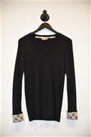 Black Burberry Pullover, size S