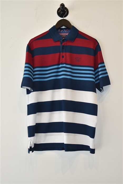 Striped Paul & Shark Polo, size M