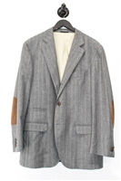 Gray Stripe Brunello Cucinelli Sport Coat, size 42