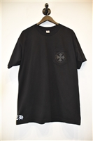 Basic Black Chrome Hearts T-Shirt, size L