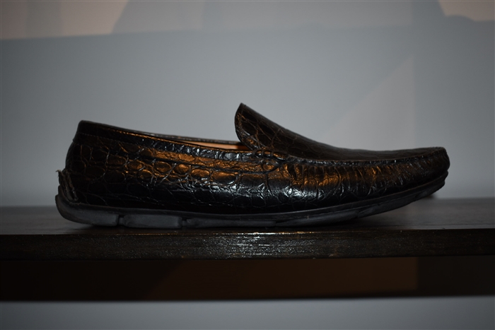 Black Leather Giorgio Armani Loafer, size 12