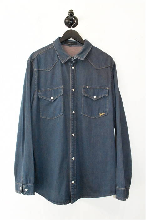 Denim Blue Gucci Denim Shirt, size XL