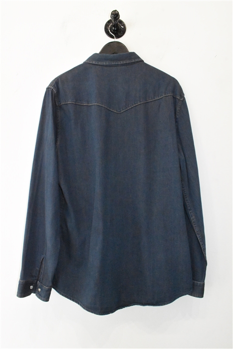 Denim Blue Gucci Denim Shirt, size XL