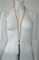Brushed Gold Luisa Cerano Necklace, size O/S