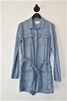 Light Denim Frame Romper, size M
