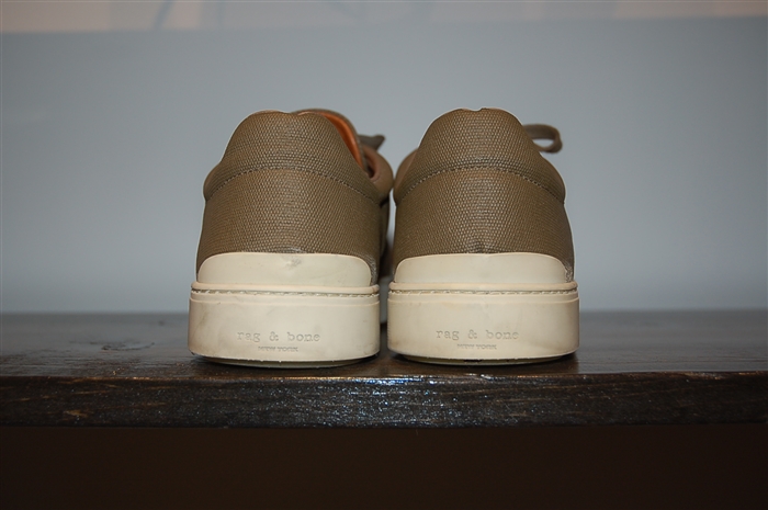Dark Khaki Rag & Bone Sneaker, size 9.5