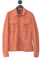 Rust Tagliatore Suede Jacket, size L
