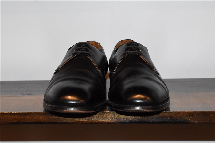 Black Leather Church's Derby, size 9.5