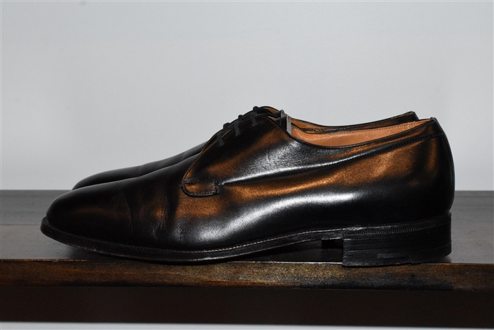 Black Leather Church's Derby, size 9.5