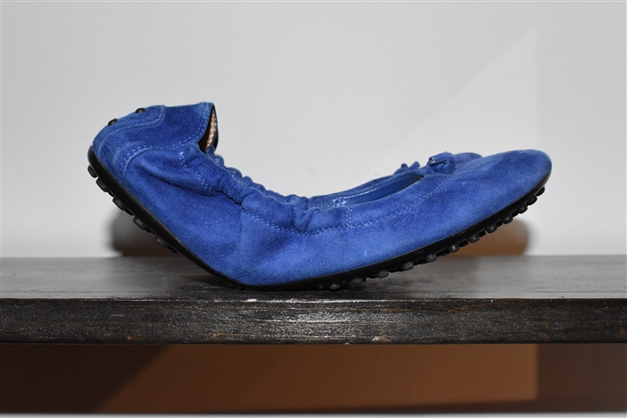 Cobalt Tod's Ballet Flats, size 8