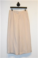 Warm Beige Max Mara Cropped Trousers, size 8