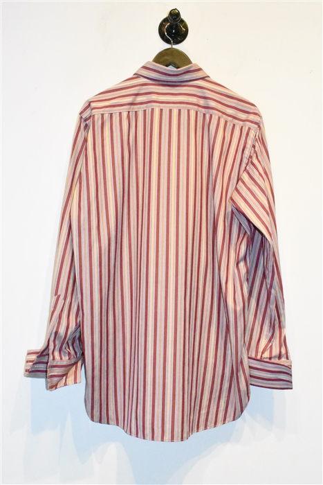 Red Stripe Etro Button Shirt, size XL
