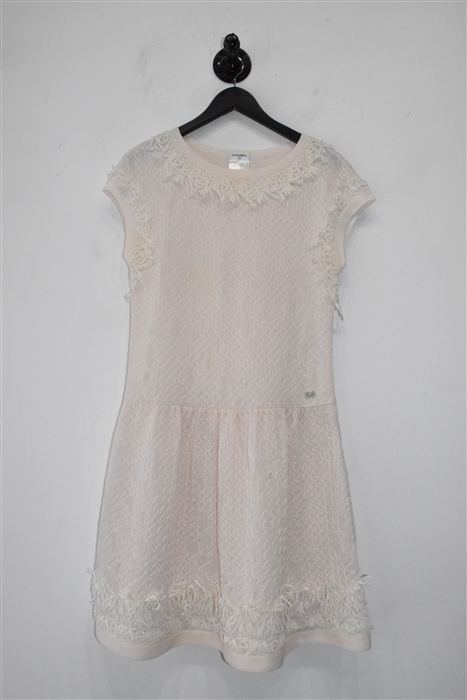 Pale Pink Chanel Drop Waist Dress, size 8