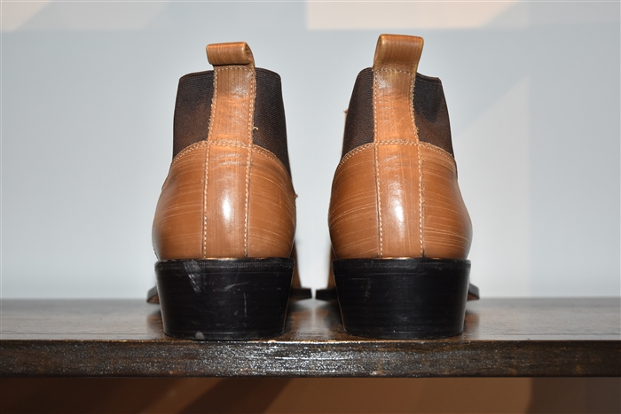 Walnut Dolce & Gabbana Ankle Boot, size 10