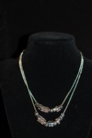 Rhodium Nina Ricci Necklace, size O/S