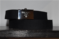 Basic Black Prada Belt, size L
