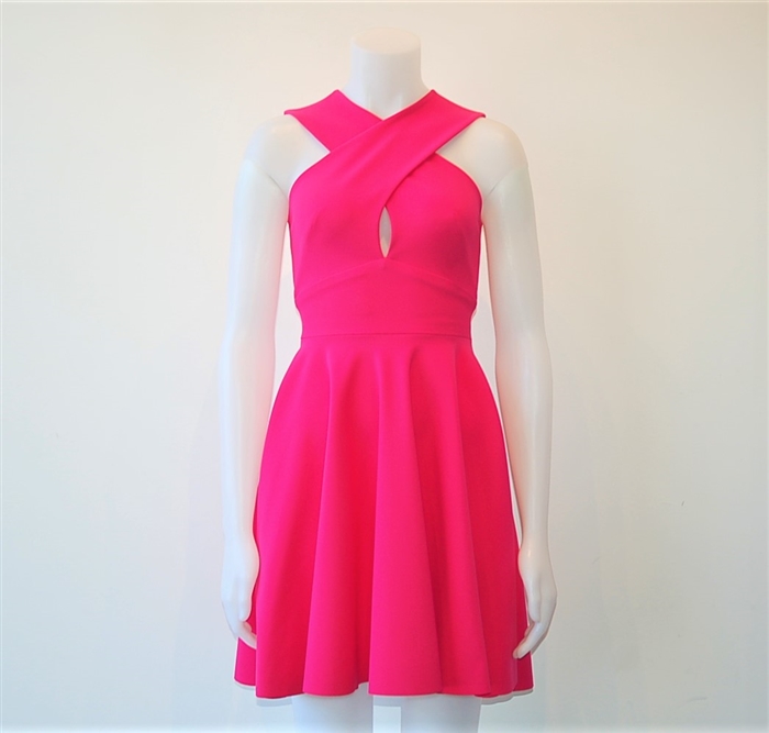 Hot Pink Greta Constantine A-Line Dress, size XS