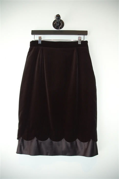 Black Velvet Milly Pencil Skirt, size 10