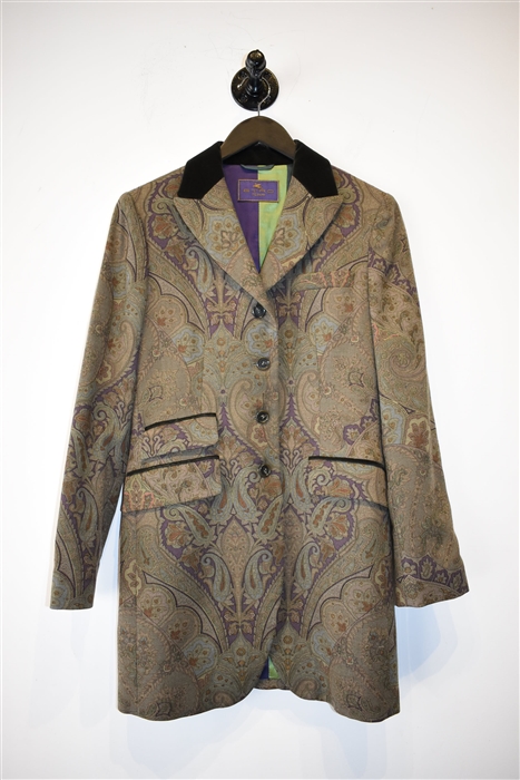 Paisley Etro Coat, size 4