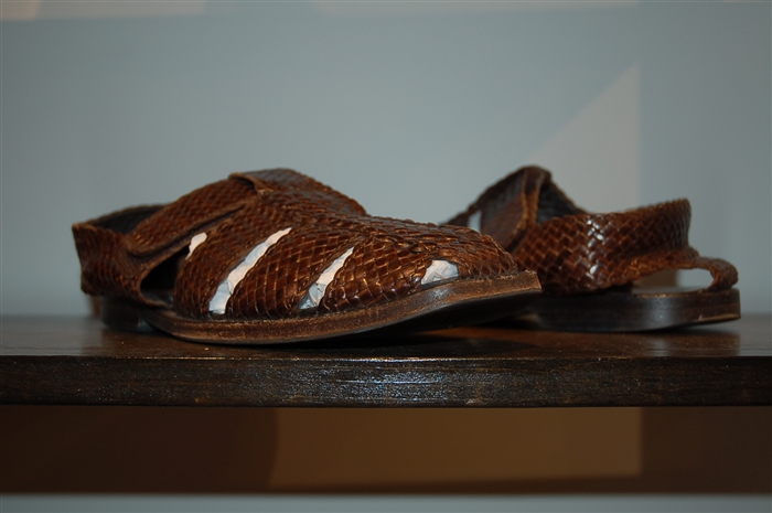 Aged Leather Officine Creative Sandal, size 9