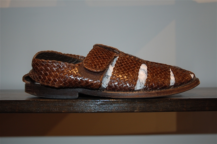 Aged Leather Officine Creative Sandal, size 9