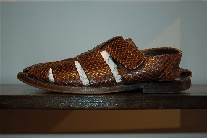 Aged Leather Officine Creative Sandal, size 9