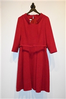 Cool Red Oscar de la Renta A-Line Dress, size 12