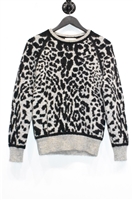 Animal Print Iro Pullover, size S