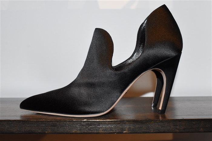 Black Satin Dior Pumps, size 9
