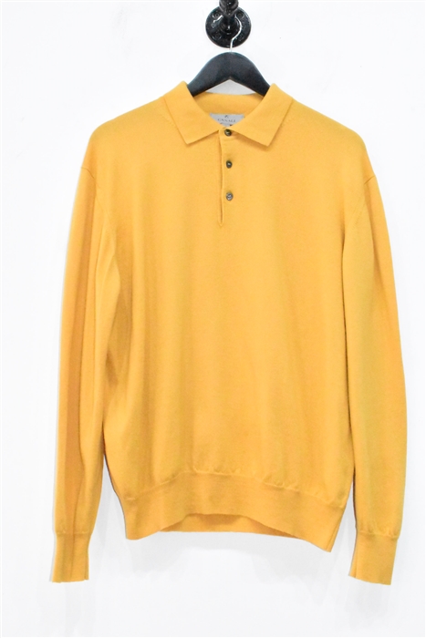 Goldenrod Canali Polo, size L