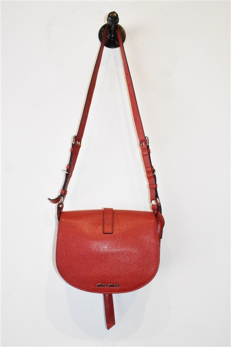 Lipstick Red Miu Miu Shoulder Bag, size M