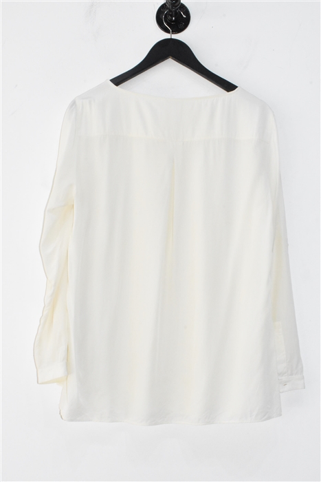 Antique White Akris - Punto Blouse, size 12