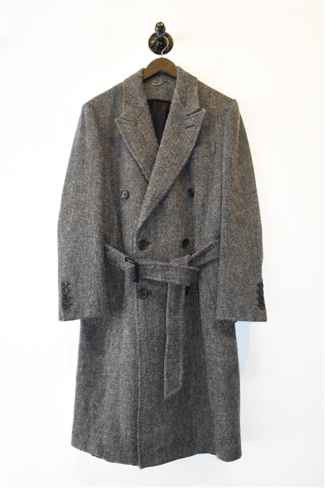 Herringbone Louis Vuitton Coat, size M
