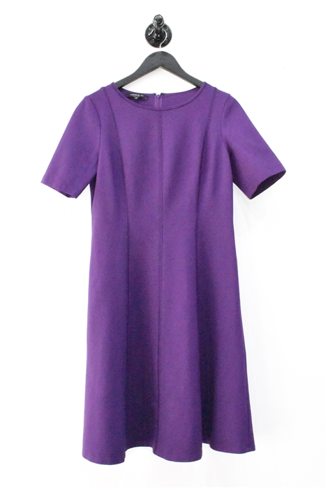 Dark Plum Lafayette 148 A-Line Dress, size M