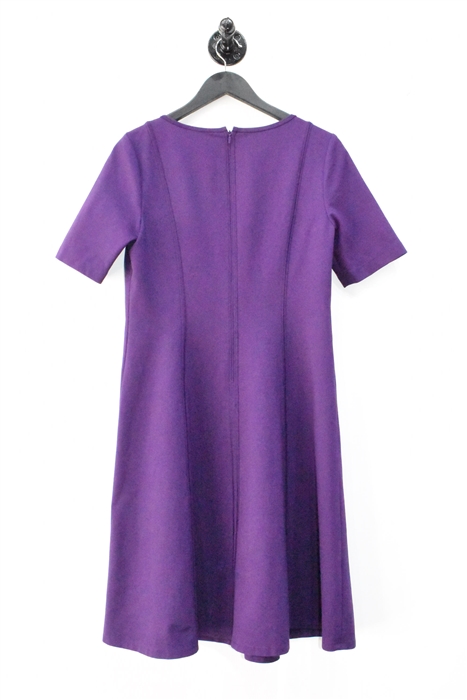 Dark Plum Lafayette 148 A-Line Dress, size M