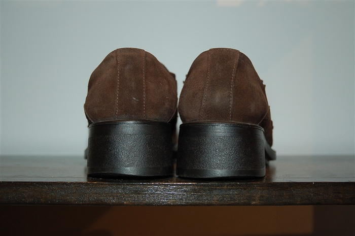 Chocolate Suede Gianni Versace - Vintage Loafer, size 8