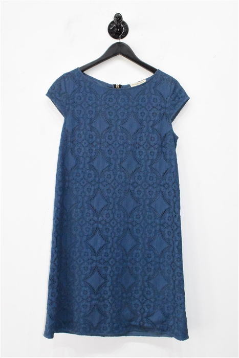 Dusk Blue Burberry Lace Dress, size 12