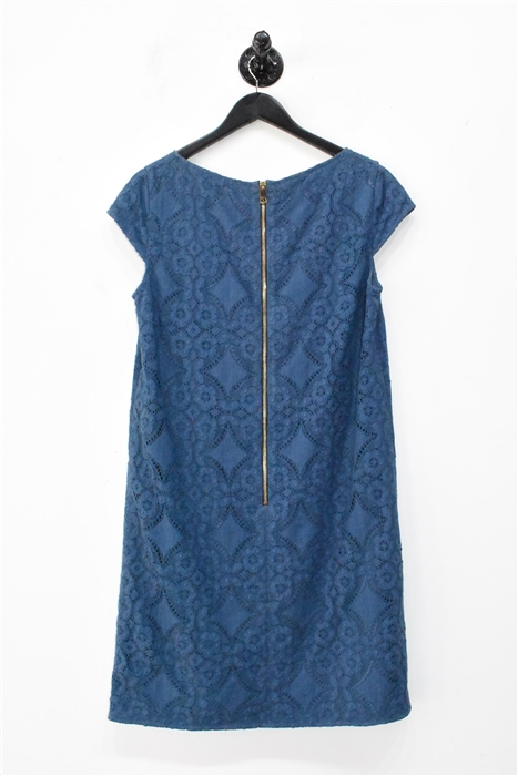 Dusk Blue Burberry Lace Dress, size 12