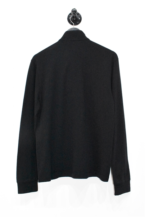 Basic Black James Perse Zippered Sweater, size S